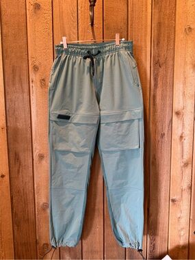 Legends Green Cargo Joggers with Elastic Cuffs